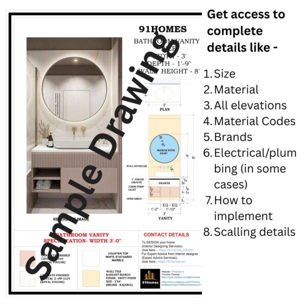 Compact bathroom vanity set with soft-close drawers, matte grey finish, and ceramic vessel sink